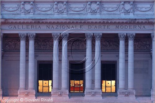 ITALY - ROMA - Galleria d'Arte Moderna - veduta esterna della facciata