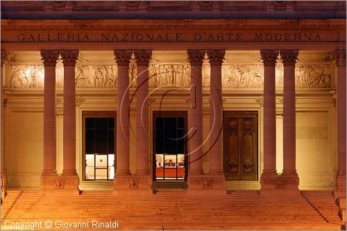 ITALY - ROMA - Galleria d'Arte Moderna - veduta esterna della facciata