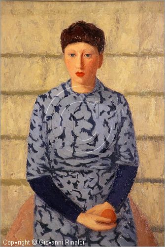 ITALY - ROMA - Galleria d'Arte Moderna - Novecento - Gli anni '30 - Regime e dissenso - "ritratto muliebre" (1931) di Giuseppe Capogrossi