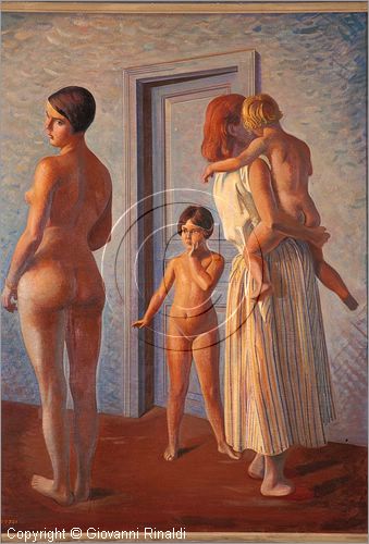 ITALY - ROMA - Galleria d'Arte Moderna - Novecento - Iconografia Futurista - "il vizio e la virt" (1934) di Mario Tozzi