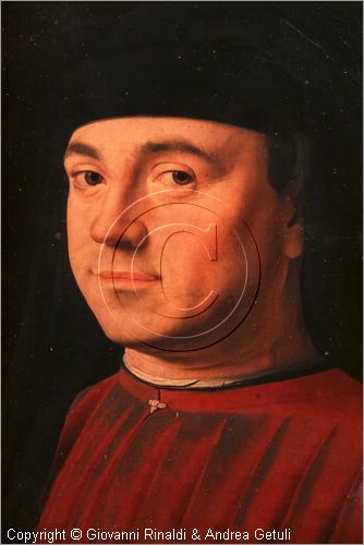 ROMA
Galleria Borghese
"ritratto d'uomo" di Antonello da Messina (1474-5)