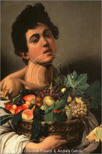 ROMA
Galleria Borghese
"ragazzo con cesto di frutta" del Caravaggio (1593)