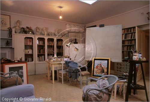 ROMA
Casa-Museo Giorgio De Chirico
nel Palazzo dei Borgognoni in piazza di Spagna
lo studio dell'ultimo piano dove il pittore dipinse negli anni '50