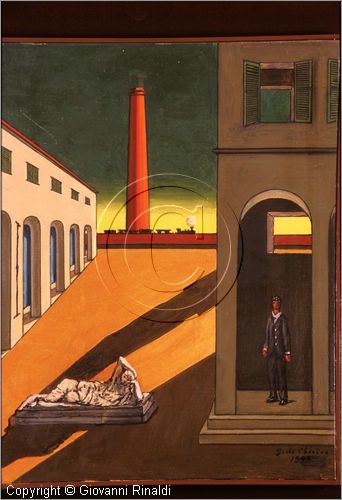 ROMA
Casa-Museo Giorgio De Chirico
nel Palazzo dei Borgognoni in piazza di Spagna
"Piazza d'Italia" dipinto nel 1947