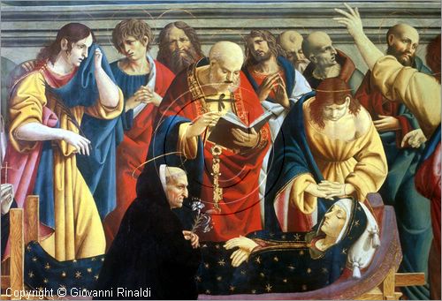 ROMA
Pinacoteca Capitolina
sala I
"Transito e Assunzione della Vergine" di Cola dell'Amatrice