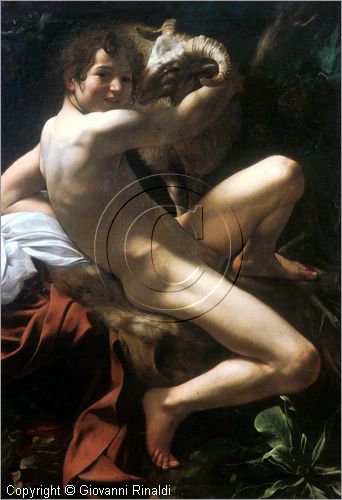 ROMA
Pinacoteca Capitolina
sala di Santa Petronilla
"San Giovanni Battista" di Caravaggio