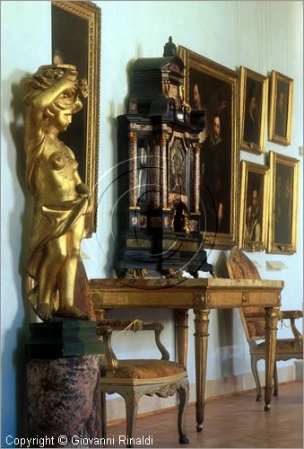 ROMA
Pinacoteca Capitolina
Galleria Cini
veduta della sala con le sculture dorate del '700