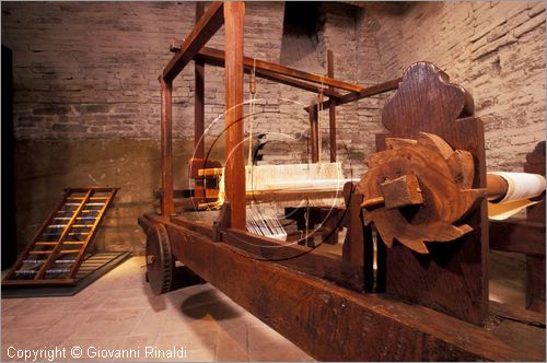 ITALY - SERRA DE' CONTI (AN)
Museo delle Arti Monastiche "Le Stanze del Tempo Sospeso" (Convento di San Francesco)
Sala V  - telaio in legno intagliato (secolo XVIII)