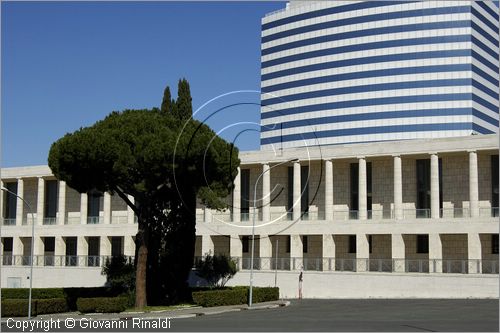 ITALY - ROMA - EUR - Palazzo delle Forze Armate, Autarchia e Corporativismo sede dell'Archivio Centrale di Stato (Mario De Renzi, Gino Pollini e Luigi Figini, 1938-42)