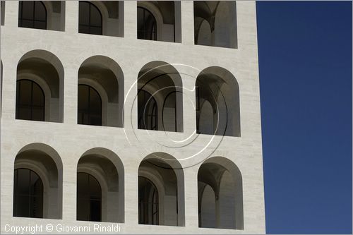 ITALY - ROMA - EUR - Palazzo della Civilt Italiana ora Palazzo della Civilt e del Lavoro (Giovanni Guerrini, Ernesto La Padula e Mario Romano, 1938-43), definito anche il "Colosseo quadrato" e assunto a simbolo del quartiere