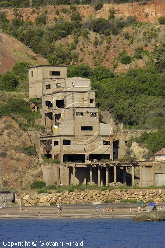 ITALY - TUSCANY - TOSCANA - ISOLA D'ELBA (LI) - resti delle vecchie miniere di Capo Pero presso Rio Marina sulla costa est