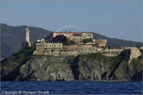 ITALY - TUSCANY - TOSCANA - ISOLA D'ELBA (LI) - Portoferraio visto dal mare da nord con il Forte Stella e il faro