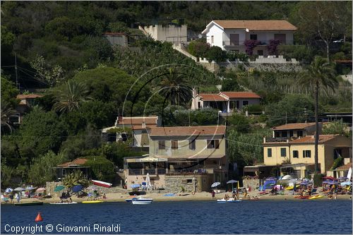 ITALY - TUSCANY - TOSCANA - ISOLA D'ELBA (LI) - la piccola spiaggia di Forno nel Golfo di Biodola