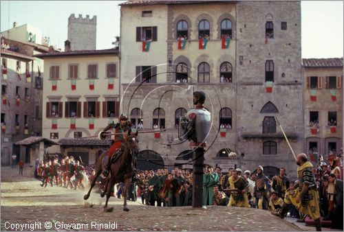 ITALY - AREZZO - Giostra del Saracino (ultima domenica di agosto e prima di settembre)
la corsa