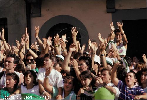 ITALY - AREZZO - Giostra del Saracino (ultima domenica di agosto e prima di settembre)
il tifo