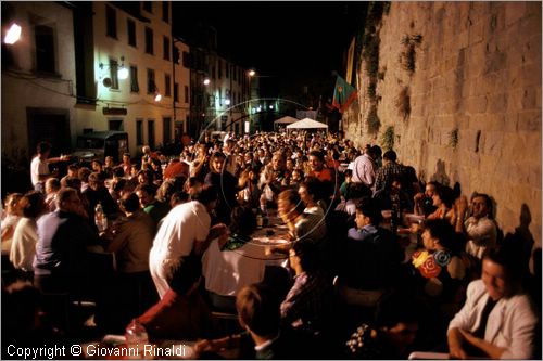 ITALY - AREZZO - Giostra del Saracino (ultima domenica di agosto e prima di settembre)
cena propiziatoria