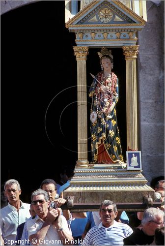 ITALY - BOLSENA (VT)
Festa dei Misteri di Santa Cristina (23 e 24 luglio)
statua di Santa Cristina in processione