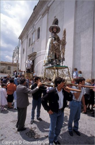 ITALY - CASTELMEZZANO (PZ)
Festa di San Vito (15 giugno)
statua del patrono San Rocco