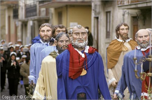 ITALY - SAN CATALDO (CL)
Sfilata degli Apostoli Giganti (Domenica di Pasqua)