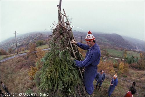 ITALY - SANTA CATERINA (GR) - Focarazza (24 novembre)
preparazione