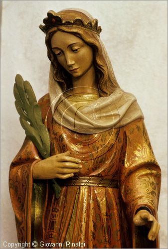 ITALY - SANTA CATERINA (GR) - Focarazza (24 novembre)
statua di Santa Caterina