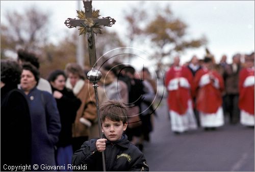 ITALY - SANTA CATERINA (GR) - Focarazza (24 novembre)
processione di Santa Caterina