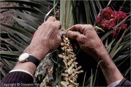 ITALY - GANGI (PA)
Festa delle Palme (domenica delle palme)
preparazione