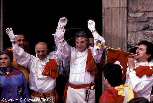 ITALY - GUBBIO (PG)
Festa della Corsa dei Ceri (15 maggio)
estrazione dei Capitani nella chiesa dei Muratori