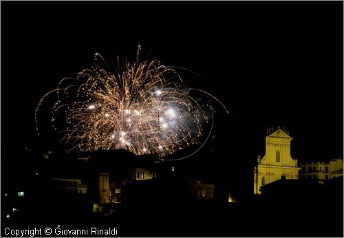 ITALY - MARINO (RM) - Sagra dell'uva (prima decade di ottobre) - fuochi artificiali