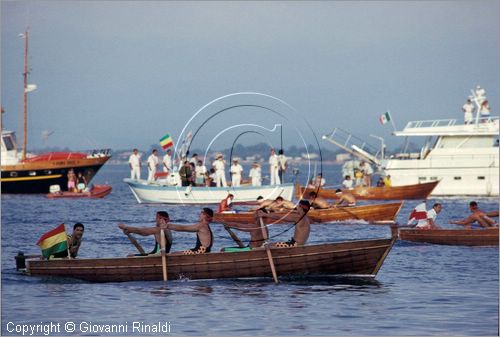 ITALY - PORTO SANTO STEFANO (GR)
Palio Marinaro dei 4 rioni (15 agosto)
la regata