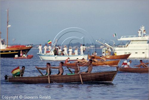 ITALY - PORTO SANTO STEFANO (GR)
Palio Marinaro dei 4 rioni (15 agosto)
la regata