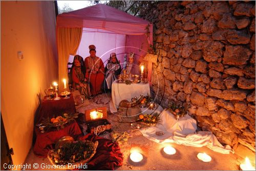 ITALY - MONTE ARGENTARIO (GR) - Porto Ercole - Presepio vivente nelle vie del borgo (natale, epifania)