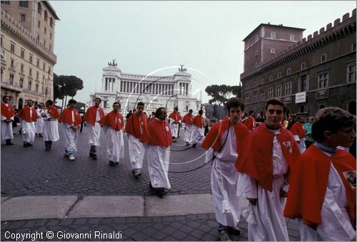 ITALY - ROMA
Processione del Perdono (quaresima)
le confraternite sfilano per le vie del centro