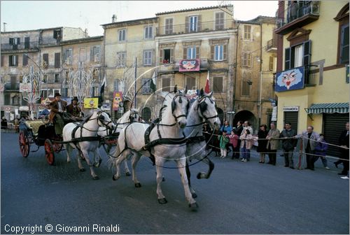 ITALY - RONCIGLIONE (VT)
Carnevale
il comitato in carrozza va a prendere le chiavi della citt