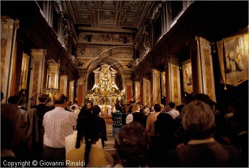 ITALY - GROTTAFERRATA (RM) - Festa di San Nilo (26 settembre) - la messa in rito greco