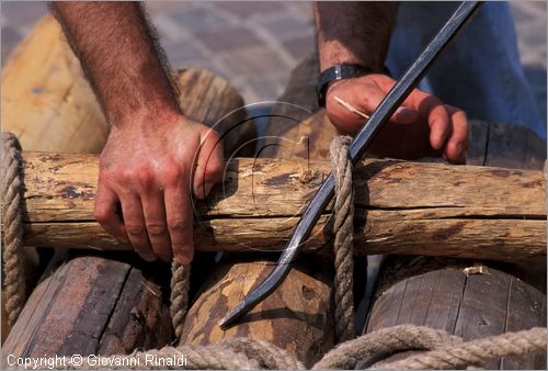 ITALY - TRENTO
Feste Vigiliane (fine giugno)
Palio dell'Oca detta "zatterata" 
costruzione delle zattere in piazza Fiera