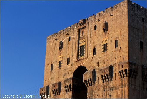 SYRIA - ALEPPO - veduta della Cittadella al tramonto