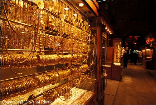 SYRIA - ALEPPO - Souq - venditori gioielli in oro