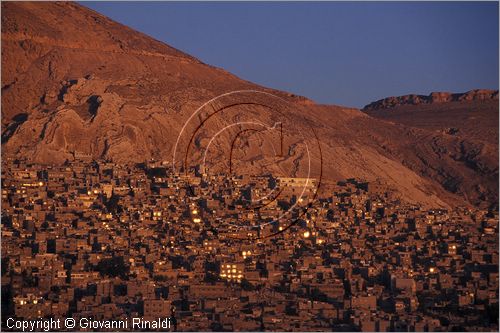 SYRIA - DAMASCO - veduta della citt all'alba verso la collina Jebel Qassioun