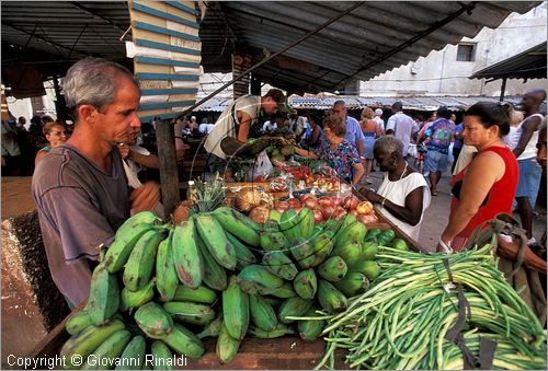 CUBA - HAVANA - La Habana Vieja - Mercato alimentare San Rafael