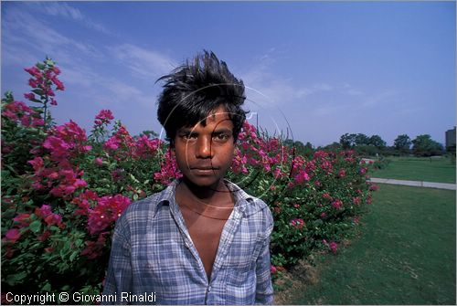 INDIA (PUNJAB) - CHANDIGARH - citt interamente progettata da Le Corbusier negli anni '50 - Giardino delle Buganvilee