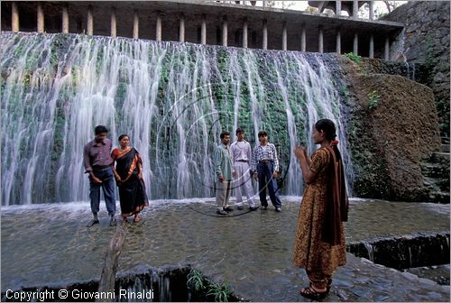 INDIA (PUNJAB) - CHANDIGARH - citt interamente progettata da Le Corbusier negli anni '50 - Giardino Roccioso (Rock Garden) - bizzarria architettonica dell'artista Nek Chand