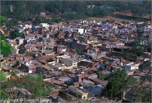 INDIA (HIMACHAL PRADESH) - Nalagarh - veduta della cittadina dalla collina del Heritage Resort