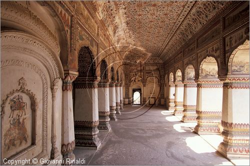 INDIA (HIMACHAL PRADESH) - Arki - il Forte di Arki - sala degli affreschi