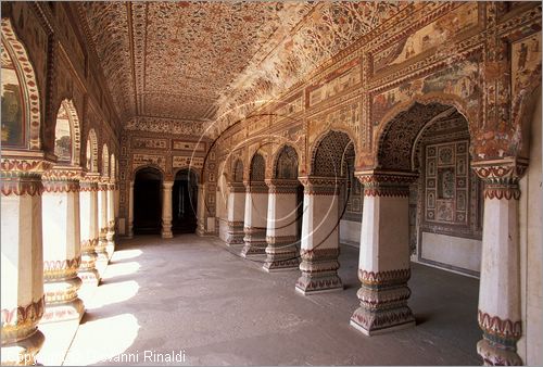 INDIA (HIMACHAL PRADESH) - Arki - il Forte di Arki - sala degli affreschi