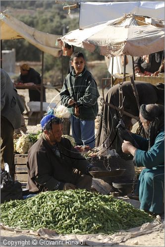 MAROCCO - MAROC - MOROCCO - (ESSAOUIRA) - un mercato all'aperto nelle campagne circostanti