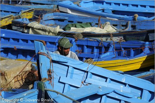 MAROCCO - MAROC - MOROCCO - ESSAOUIRA - le tipiche barche del porto