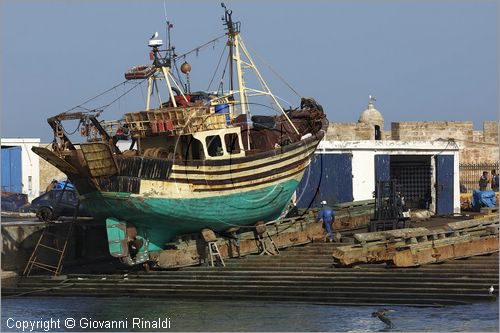 MAROCCO - MAROC - MOROCCO - ESSAOUIRA - il porto - cantieri navali