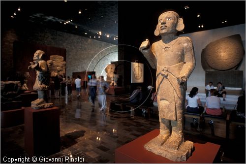 MEXICO - Citt del Messico - Museo Nazionale di Antropologia e di Storia - sezione dedicata alle culture precolombiane