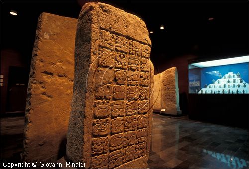 MEXICO - Citt del Messico - Museo Nazionale di Antropologia e di Storia - sezione dedicata alle culture precolombiane